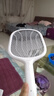 雅格(YAGE)電蚊拍充電式家用強(qiáng)力滅蚊燈滅蚊拍紫光誘蚊滅蚊神器蒼蠅拍 曬單實(shí)拍圖