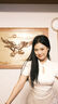 斤慕新中式旗袍裙淺杏色提花2025夏季國風(fēng)連衣裙高端顯瘦氣質(zhì)收腰長(cháng)裙 XL(105-115斤) 曬單實(shí)拍圖