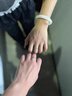 禾昔（HEXI）木與枝足銀999情侶戒指活口高級感純銀對戒送男女友七夕生日禮物 木與枝情侶對戒/免費(fèi)刻字 曬單實(shí)拍圖