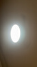 惠普全光譜護眼吸頂風扇燈LED吊扇燈靜音隱形扇葉遙控中山燈具包安裝 曬單實拍圖