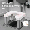 HOUYA 坐便凳 蹲便改坐便器 家用蹲廁簡(jiǎn)易坐架孕婦老人坐便椅廁所凳子 曬單實(shí)拍圖