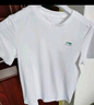 LI-NING KIDS李寧兒童t恤速干男女童大童2025夏季新款涼感冰絲半袖青少年短袖 標準白 （涼感科技--冰絲速干） 170 曬單實拍圖
