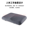 曇蓓漫學(xué)生坐墊教室板凳屁墊辦公室久坐記憶棉軟墊專(zhuān)用小學(xué)初高中生座椅 【小號】夏季透氣款（深灰色） 【升級強力雙卡扣綁帶】 曬單實(shí)拍圖