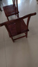 細木匠紅木家具非洲花梨（學(xué)名：刺猬紫檀）新中式小官帽椅子家用實(shí)木靠背餐椅學(xué)習椅客廳茶幾椅 小官帽獨板一對 【送佛珠手串X1 曬單實(shí)拍圖