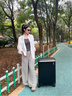 愛(ài)可樂(lè )（Echolac）【2025夏季限定】王朝二代新品行李箱旅行箱PC142U經(jīng)典黑24英寸 曬單實(shí)拍圖