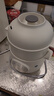 美的（Midea）電燉鍋 隔水燉煲湯鍋 多功能電砂鍋 白瓷內(nèi)膽 防干燒迷你電燉盅 bb煲 嬰兒輔食鍋陶瓷燉盅蒸燉鍋 【 配蒸籠款】DZE1068  1L 曬單實(shí)拍圖