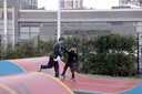 玉宇帆兒童足球服套裝定制男女童長袖跑步運動田徑訓練服秋冬季球衣隊服 （713+813套裝）橙色  M碼身高151-160cm76-90斤 曬單實拍圖