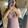 貓人保暖背心女孕婦哺乳喂奶專(zhuān)用帶胸墊一體打底內搭懷孕期上開(kāi)扣上衣 淺紫色+奶白色【2件裝 免穿文胸】 M 【ABC通杯 建議80-100斤】 曬單實(shí)拍圖