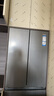 海爾（Haier）【25年新品】416升法式多門(mén)四開(kāi)門(mén)大容量594mm超薄零嵌入式一級能效雙變頻風(fēng)冷無(wú)霜70cm寬家用冰箱 416升超薄零嵌+母嬰三檔變溫+黑金凈化 曬單實(shí)拍圖