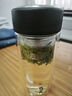 希樂玻璃杯雙層玻璃水杯高顏值男士商務(wù)辦公茶水分離杯便攜泡茶杯子 曬單實(shí)拍圖