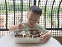 雙槍（Suncha）鈦健康不銹鋼飯盒學(xué)生上班族可微波爐餐盒比316好1.5L配保溫袋 曬單實(shí)拍圖