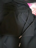 真維斯（JEANSWEST）冰絲褲子男士2025新款夏季薄款防曬涼感運動(dòng)速干直筒褲男款休閑褲 黑色 純色 2XL 曬單實(shí)拍圖