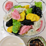 船歌魚(yú)水餃全家福鲅魚(yú)水餃墨魚(yú)黃花魚(yú)蝦拼盤(pán)480g/袋 24只 早餐面點(diǎn)速凍餃子 曬單實(shí)拍圖