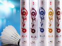 驕點正品驕點羽毛球焦點r1r2r3r5r7R8綠驕點成人比賽穩(wěn)定耐打訓練嬌點 驕點R7（76速） 1筒 曬單實拍圖