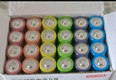 京東京造5號電池24節(jié)彩虹裝  五號電池堿性超性能無鉛無汞 適用血壓計/血糖儀/指紋鎖/遙控器/兒童玩具 曬單實拍圖
