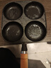 【大牌同款】章丘四孔鑄鐵煎蛋鍋無涂層不粘多功能早餐煎蛋鍋 【豪華款】加深加大20cm 不粘鍋煎鍋 曬單實拍圖