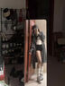 妃奧絨慵懶風(fēng)連帽開(kāi)衫針織外套女秋冬新款長(cháng)款過(guò)膝加厚毛衣外搭寬松上衣 深灰色 M 【110-125斤】 曬單實(shí)拍圖