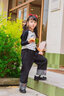 MQDMINI童裝女童牛仔褲兒童直筒褲嬰幼褲子戶(hù)外寬松百搭兔子翻邊牛仔褲 曬單實(shí)拍圖