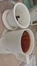 鈺銓龍門(mén) 羊脂玉瓷釉燒辦公杯 德化白瓷茶水分離泡茶杯大容量家用喝水茶杯 山川辦公杯（有內膽)460ml 曬單實(shí)拍圖