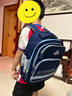 卡米羊Kamiyang2025新款書(shū)包男小學(xué)生一二三到六年級兒童男生女孩護脊男童雙肩包 小號寶藍色+筆盒+防水手表+掛飾 曬單實(shí)拍圖