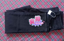 FSHE黑色牛仔褲女春夏新款大碼胖mm高腰彈力顯瘦梨型身材闊腿直筒褲子 黑色【長褲】 S 曬單實拍圖