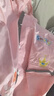 牧萌兒童雨衣男童連體套裝防水全身幼兒園女孩小童 櫻花獨(dú)角獸 L 曬單實(shí)拍圖