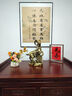 子木雅居純銅羊擺件招財(cái)鎮(zhèn)宅領(lǐng)頭羊金錢羊生肖羊客廳玄關(guān)辦公室桌風(fēng)水?dāng)[件 金錢羊大號【高26cm】 曬單實(shí)拍圖