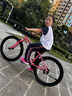Nabiis那貝斯兒童自行車7-12-14歲鋁合金青少年城市超輕學生單車24寸粉 曬單實拍圖