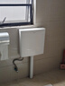 箭牌廁所水箱蹲坑蹲便器沖便器大沖力易清潔雙按鍵水箱纖薄款AES83802 曬單實(shí)拍圖