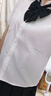 麓格立 短袖JK制服套裝白襯衫女學(xué)院風(fēng)短裙百褶裙日系寬松學(xué)生百搭套裝 套裝【白襯衫+黑百褶+領(lǐng)結(jié)】 L 【建議105-115斤】 曬單實(shí)拍圖