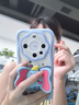 月幸增 奶油邊框可愛(ài)兔子貼件適用華為mate60pro手機殼P70掛繩手鏈蘋(píng)果7-15榮耀90/80/70pro卡通硅膠軟殼 【坐姿藍色小象】+立體小飛象折疊支架 華為 Mate 60 Pro 曬單實(shí)拍圖
