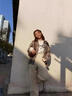 矜持范外套女秋冬加絨加厚格子襯衫女復(fù)古港味chic寬松毛呢外套夾克女 黑色格子 M 曬單實(shí)拍圖