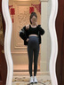 煦凜日本孕婦打底褲安全褲春秋夏外穿2025新款薄瑜伽褲鯊魚褲孕婦秋裝 咖卡其【春秋款】7A抗菌  M 曬單實(shí)拍圖