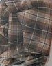 森馬（Semir）長(cháng)袖襯衫女中長(cháng)款慵懶寬松落肩秋季chic復古格紋襯衣101524105004 曬單實(shí)拍圖