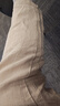無印良品（MUJI）男式 漢麻 水洗 錐形褲 男士長褲子夏季休閑褲男款男裝 AE0ZPC5S 淡黃色 M (170/80A) 曬單實(shí)拍圖