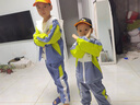 G.DUCKKIDS兒童裝男童套裝春秋款2025新款中大童運動(dòng)服男孩春裝外套三件套潮 綠色 外套+褲子 160 cm 曬單實(shí)拍圖