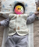 婧麒（JOYNCLEON）嬰兒馬甲外穿純夾棉新生兒寶寶坎肩背心秋冬保暖防涼 Jwc200826 曬單實(shí)拍圖