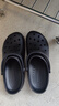 crocs卡駱馳檀健次同款洞洞鞋男沙灘鞋|10001 黑色-001 43(270mm) 曬單實拍圖