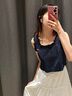 UR2025夏季新款女休閑氛圍超寬松花邊長(cháng)款白色半裙UYL550042 曬單實(shí)拍圖