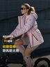 波司登（BOSIDENG）【反季】冬季羽絨服鵝絨女款短款連帽新國標90絨商場同款寬松外套 【店長推薦】黎明紫6248 M 165/88A 曬單實拍圖