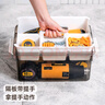 禧天龍多功能五金大小號工具箱家用畫筆收納盒車載整理箱雙層16升 灰色 曬單實拍圖