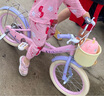 奧仕龍x迪士尼聯(lián)名自行車兒童3-6歲小孩單車4-8歲公主款兒童自行車 冰雪奇緣-艾莎【后座版】禮包 16寸 適合100-120cm 曬單實拍圖