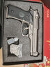 新品全合金八代AQK伯萊塔92玩具鎢鋼拉絲可發(fā)射器玩具槍男孩禮物 高定AQK92(鎢鋼色) 曬單實拍圖