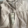 無(wú)印良品（MUJI）IDEE 女式 漢麻混平紋抽褶連衣裙女裝裙子25年夏季 GA34CC5S 淺米色 均碼 165/88A 曬單實(shí)拍圖