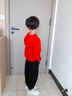 馬克華菲兒童褲子男童衛(wèi)褲春秋款2025新款男孩秋裝中大童秋季百搭休閑長(zhǎng)褲 藍(lán)Z07 120 曬單實(shí)拍圖