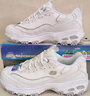 斯凱奇（Skechers）女鞋秋季厚底老爹鞋百搭熊貓鞋軟底舒適外穿休閑運(yùn)動(dòng)鞋11959 曬單實(shí)拍圖