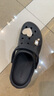 卡駱馳（crocs）洞洞鞋女 貝拉Clog戶(hù)外沙灘鞋透氣休閑鞋涼拖鞋 210062-11S M6W8 曬單實(shí)拍圖