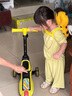 babycare兒童滑板車2-3-6歲輕便可折疊滑滑車男女童可坐可騎溜溜車-洛克黃 曬單實(shí)拍圖
