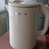 九陽(yáng)（Joyoung）熱水壺燒水壺電水壺 雙層壺體 304不銹鋼 1.5L家用0膠水電水壺 K15FD-W100 曬單實(shí)拍圖