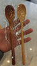 onlycook相思木勺子 湯勺飯勺咖啡勺 寶寶喂飯小勺子 日式調(diào)羹長(zhǎng)勺 兩只裝 曬單實(shí)拍圖